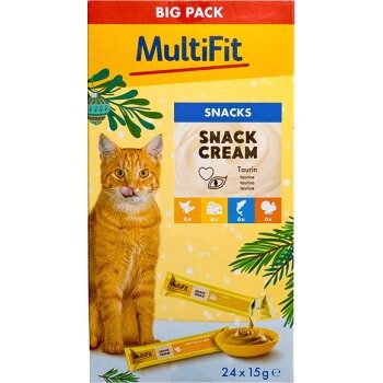 MultiFit Snack Cream Christmas 24x15 g