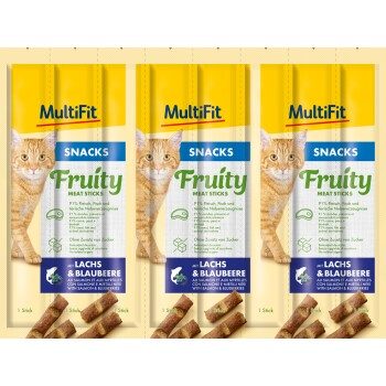 MultiFit Fruity Meat Sticks 7x8x5g