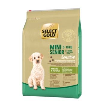 SELECT GOLD Sensitive Mini Senior Lamm & Reis Ente und Kartoffel 4 kg