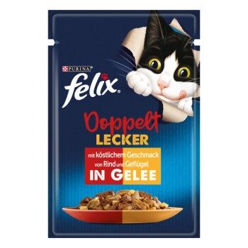 Felix Doppelt Lecker Rind und Geflügel 104x85 g