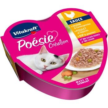 Vitakraft Poésie®Création Huhn und Gartengemüse 15x85 g