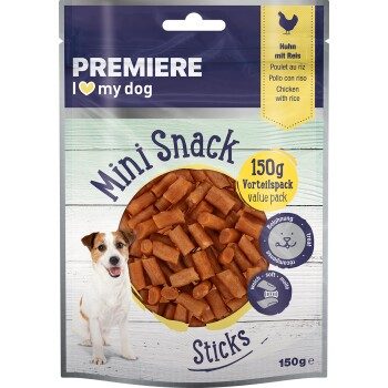PREMIERE Mini Sticks Huhn und Reis 150 g