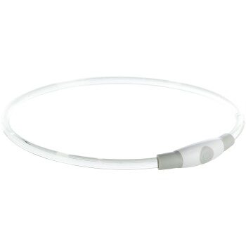 Trixie Flash Leuchtring USB, Kunststoff bunt S-M
