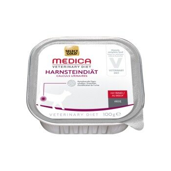 SELECT GOLD Medica Harnsteindiät Rind 16x100 g