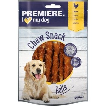 PREMIERE Chew Snack Kaustangen Rolls Huhn 200g Huhn 200 g