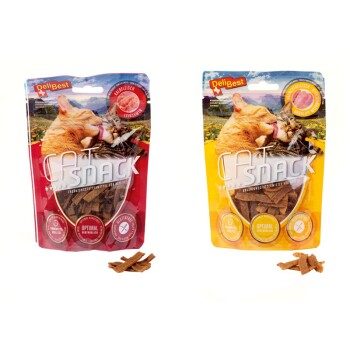 DeliBest Cat Snack Bundle Hähnchen und Kalb 2x45g