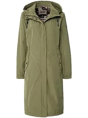Mantel abnehmbarer Kapuze Green Goose grün