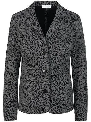 Jersey-Blazer Peter Hahn grau