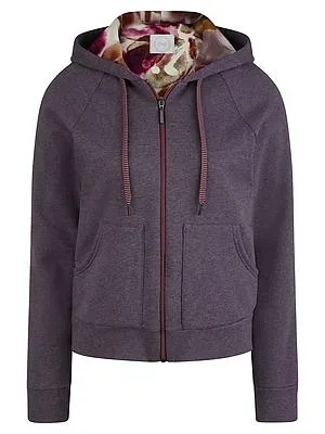 Sweatjacke Hutschreuther lila