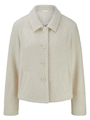 Jersey-Jacke Peter Hahn weiss