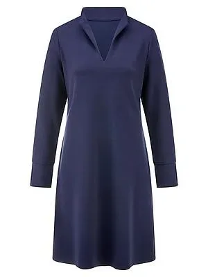 Jersey-Kleid Peter Hahn blau