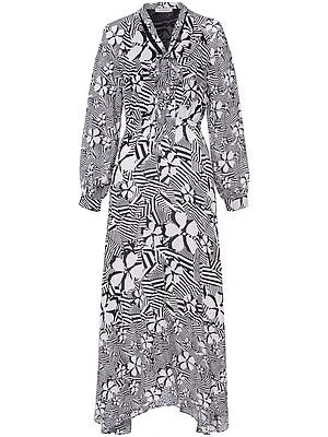 Kleid V-Ausschnitt Uta Raasch multicolor