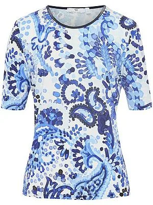 Rundhals-Shirt Peter Hahn blau