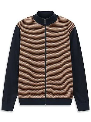 Strickjacke Bugatti blau