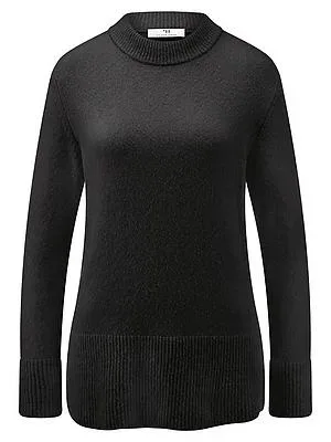 Long-Pullover Peter Hahn schwarz