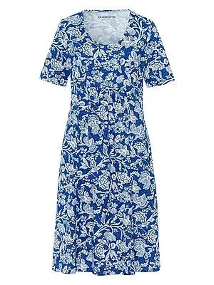 Jersey-Kleid Selma Green Cotton blau