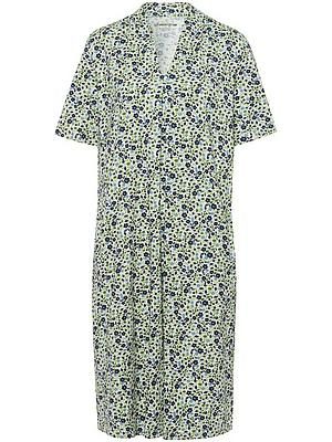Jersey-Kleid Gerda Green Cotton weiss