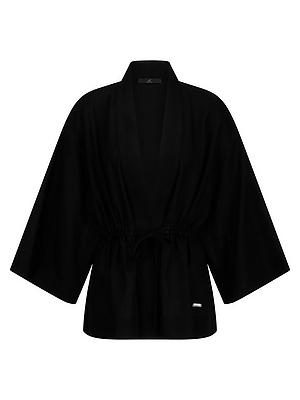 Jacke weitem 3/4-Kimonoarm Emilia Lay schwarz