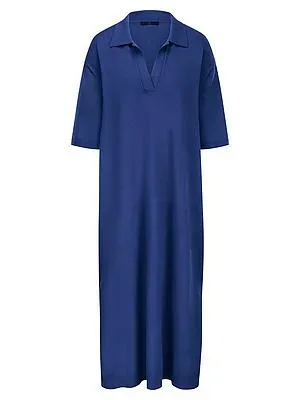 Polo-Strickkleid Emilia Lay blau