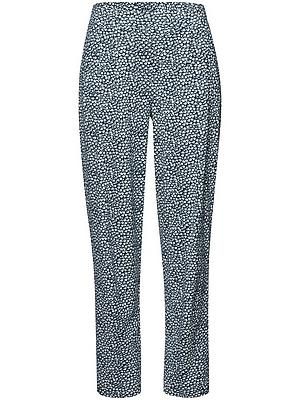 Knöchellange Bundfalten-Hose Karla Green Cotton blau