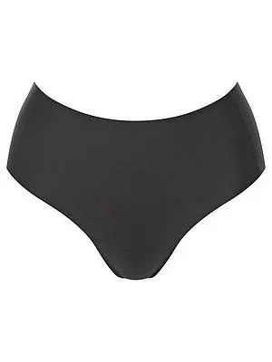 Sloggi - Slip mit hoher Taille ZERO FEEL, für Damen, Beton-Optik / Schwarz, Größe M