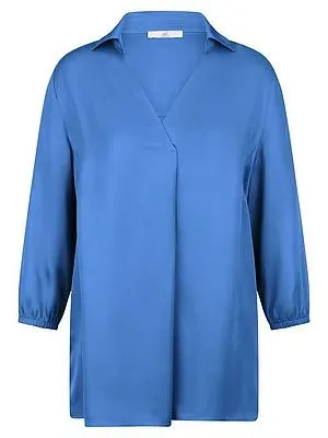 Bluse 3/4 Arm Emilia Lay blau