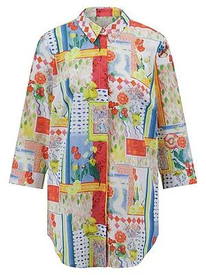 Long-Bluse Emilia Lay multicolor