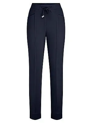 Knöchellange Slim Fit-Jersey-Hose Peter Hahn blau