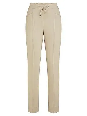 Knöchellange Slim Fit-Jersey-Hose Peter Hahn beige