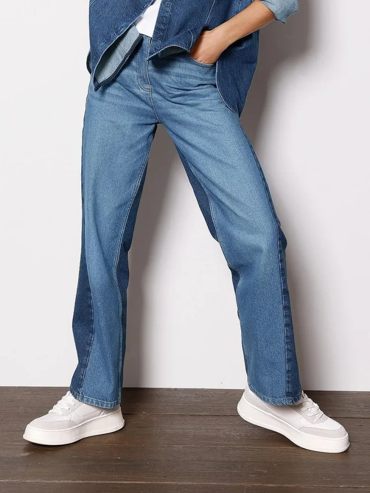 Wide Fit-Jeans DAY.LIKE denim