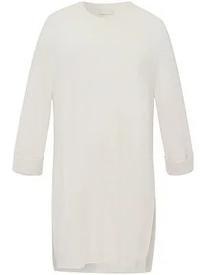 Long-Pullover aus Schurwolle und Kaschmir Peter Hahn beige