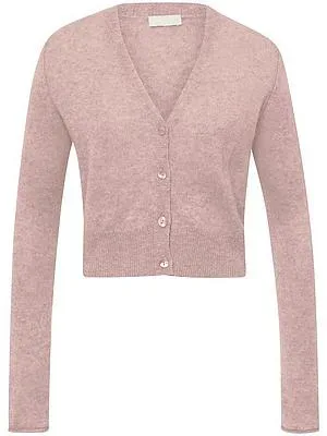 Strickjacke aus 100% Kaschmir Peter Hahn rosé