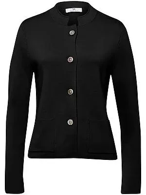Strick-Blazer Peter Hahn schwarz