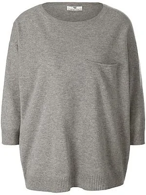 Pullover 3/4-Arm Peter Hahn grau