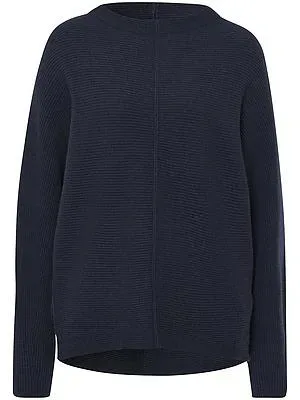 Pullover aus Schurwolle und Kaschmir Peter Hahn blau