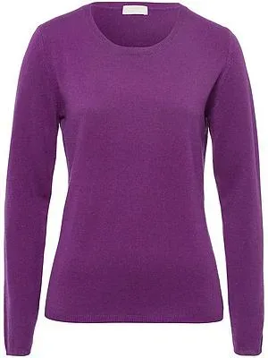 Rundhals-Pullover aus Kaschmir Peter Hahn lila