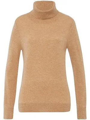 Rollkragen-Pullover aus 100% Premium-Kaschmir Peter Hahn braun