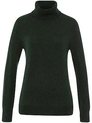 Rollkragen-Pullover aus 100% Premium-Kaschmir Peter Hahn grün