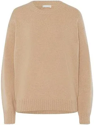 Rundhals-Pullover Kaschmir Peter Hahn braun