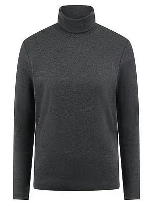 Rollkragen-Shirt Peter Hahn grau