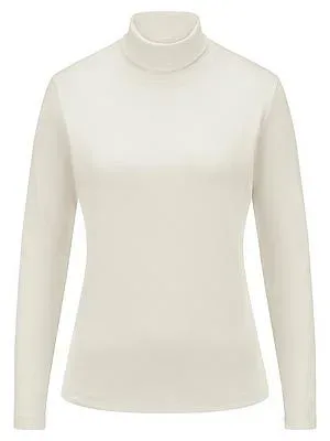 Rollkragen-Shirt Peter Hahn weiss