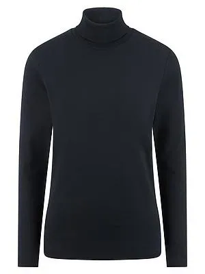 Rollkragen-Shirt Peter Hahn schwarz