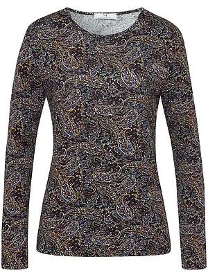 Rundhals-Shirt Peter Hahn schwarz