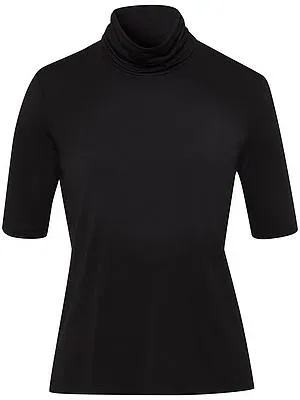 Rollkragen-Shirt Peter Hahn schwarz