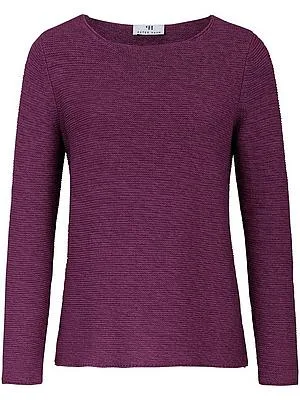 Rundhals-Pullover Peter Hahn lila