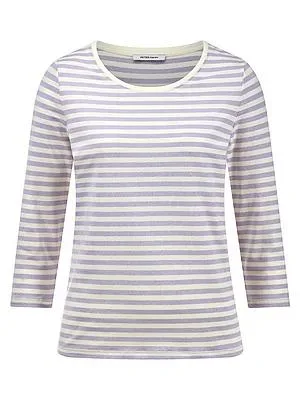 Rundhals-Shirt 3/4-Arm Peter Hahn lila