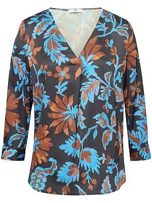Bluse 3/4-Arm Peter Hahn blau
