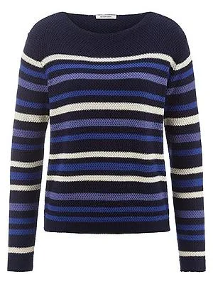 Pullover U-Boot-Ausschnitt Peter Hahn blau