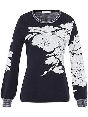 Rundhals-Pullover Peter Hahn multicolor