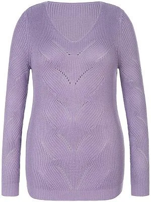 V-Pullover Emilia Lay lila